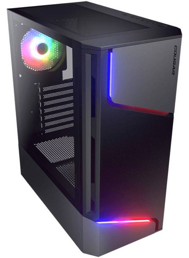كوجار علبة كمبيوتر ألعاب MX360 RGB متوسطة الحجم - زجاج مقوى، لوحة أمامية بإضاءة ARGB، تدعم مشعات تبريد حتى 360 مم، تدعم حتى 6 مراوح، منافذ USB 3.0/2.0، فتحات لمحركات أقراص 3.5 بوصة + 2.5 بوصة، متوافقة مع مزامنة RGB | 385CC60.0001 - Image 2